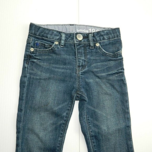Baby Gap Girls 2T 1969 Skinny Jean w stretch Blue - Picture 2 of 7